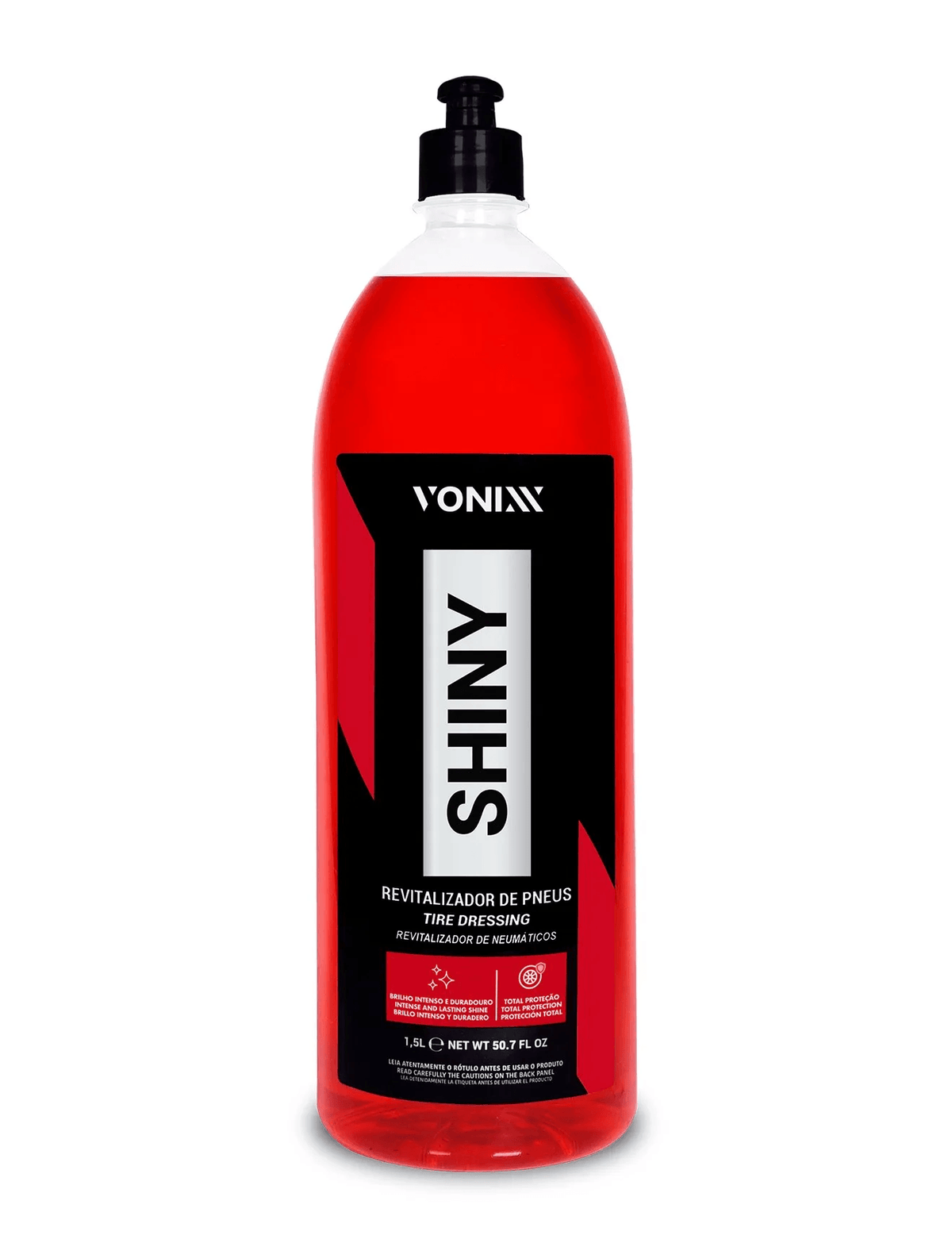 SHINY REVITALIZADOR DE PNEUS TIRE DRESSING 1,5L VONIXX