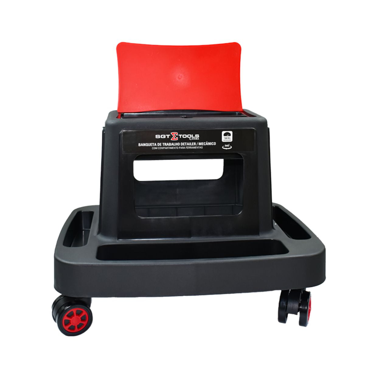 BANQUETA DE TRABALHO 360 GRAUS DETAILERMECANICO CAPACIDADE 150KG