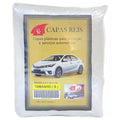 CAPA PLÁSTICA TRANSPARENTE COM ELÁSTICO TAMANHO G PARA CARROS
