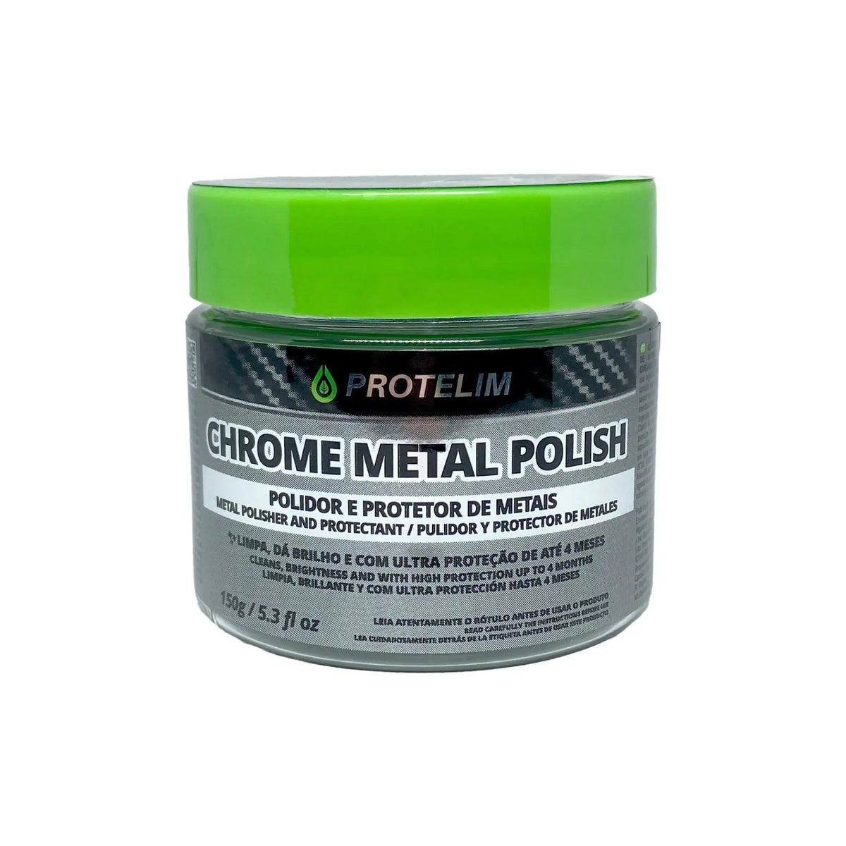 POLIDOR DE METAIS CHROME METAL POLISH 150G PROTELIM