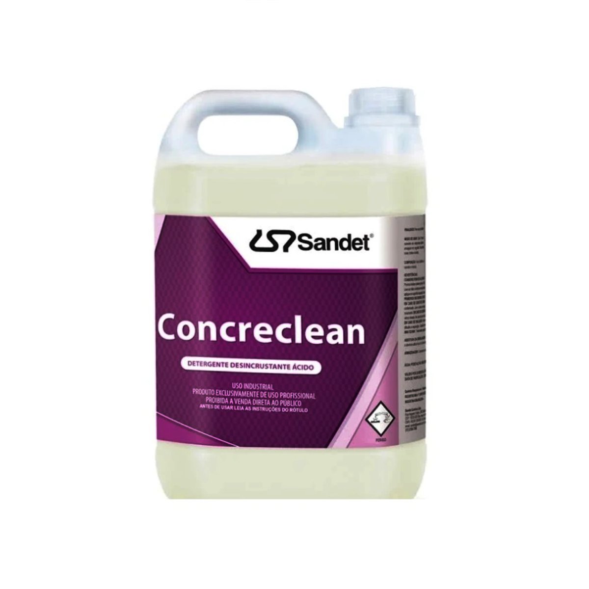 CONCRECLEAN DETERGENTE DESINCRUSTANTE ACIDO 5L SANDET