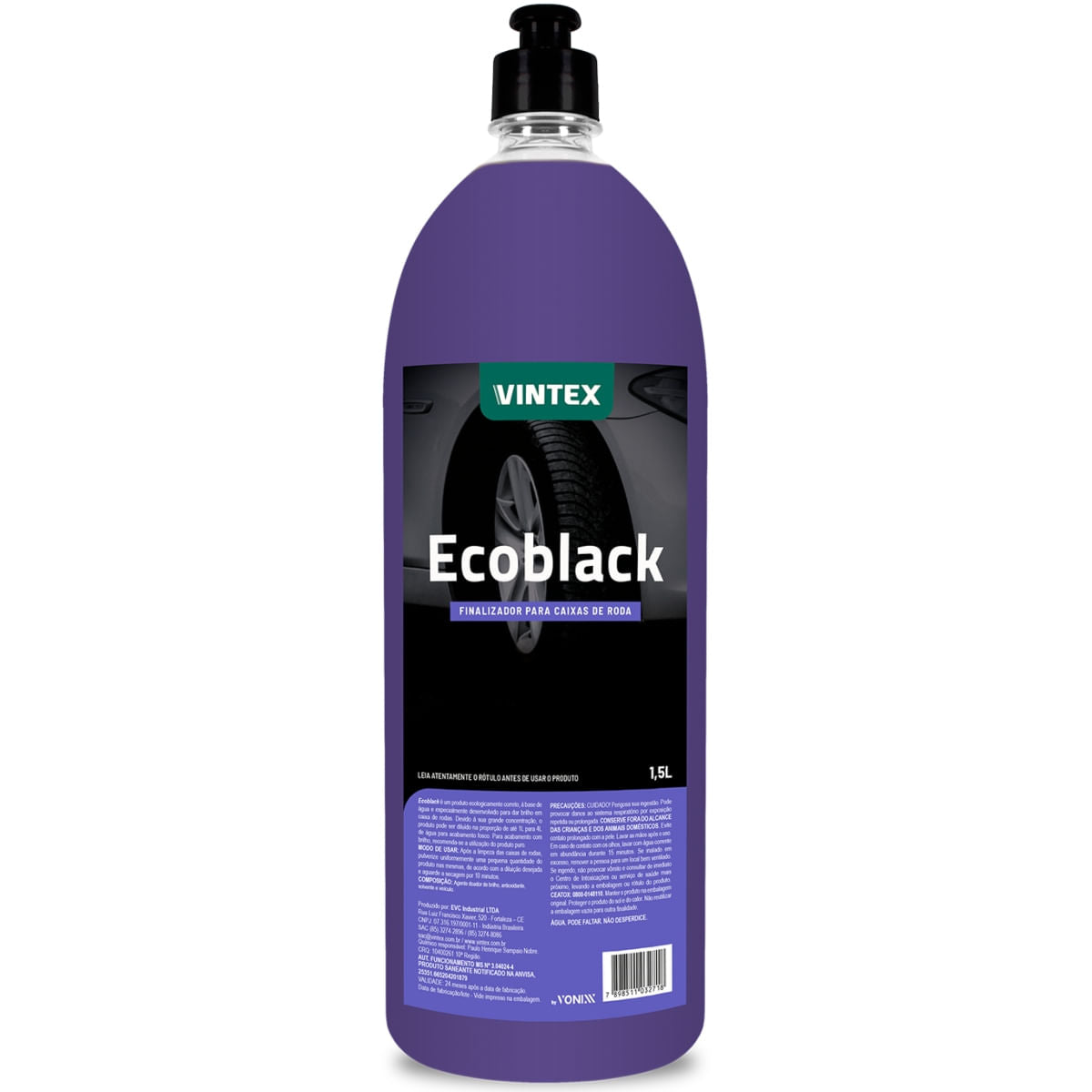ECOBLACK FINALIZADOR PARA CAIXAS DE RODAS 1,5L VONIXX