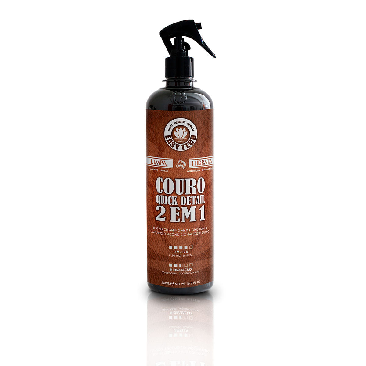 LIMPA E HIDRATA COURO 2 EM 1 QUICK DETAIL 500ML EASYTECH