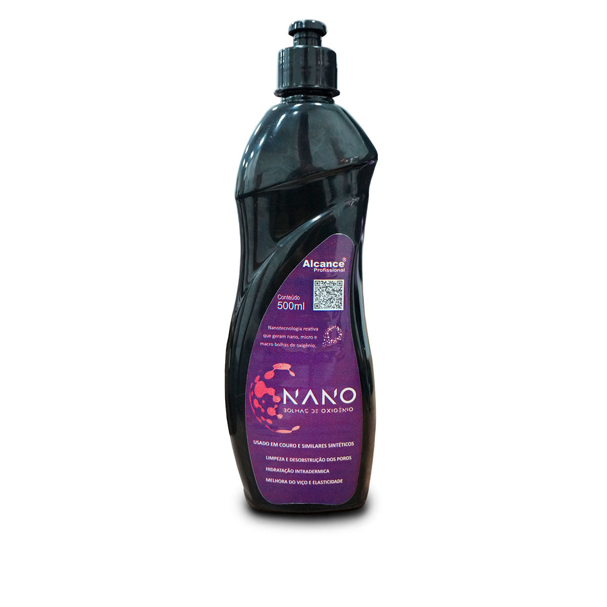 NANO BOLHA DE OXIGENIO PARA LIMPEZA E HIDRATACAO DE COURO 500ML ALCANCE