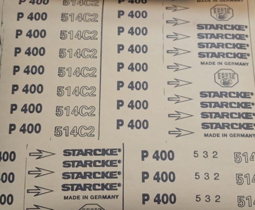 FOLHA DE LIXA GRàO 400 STARCKE