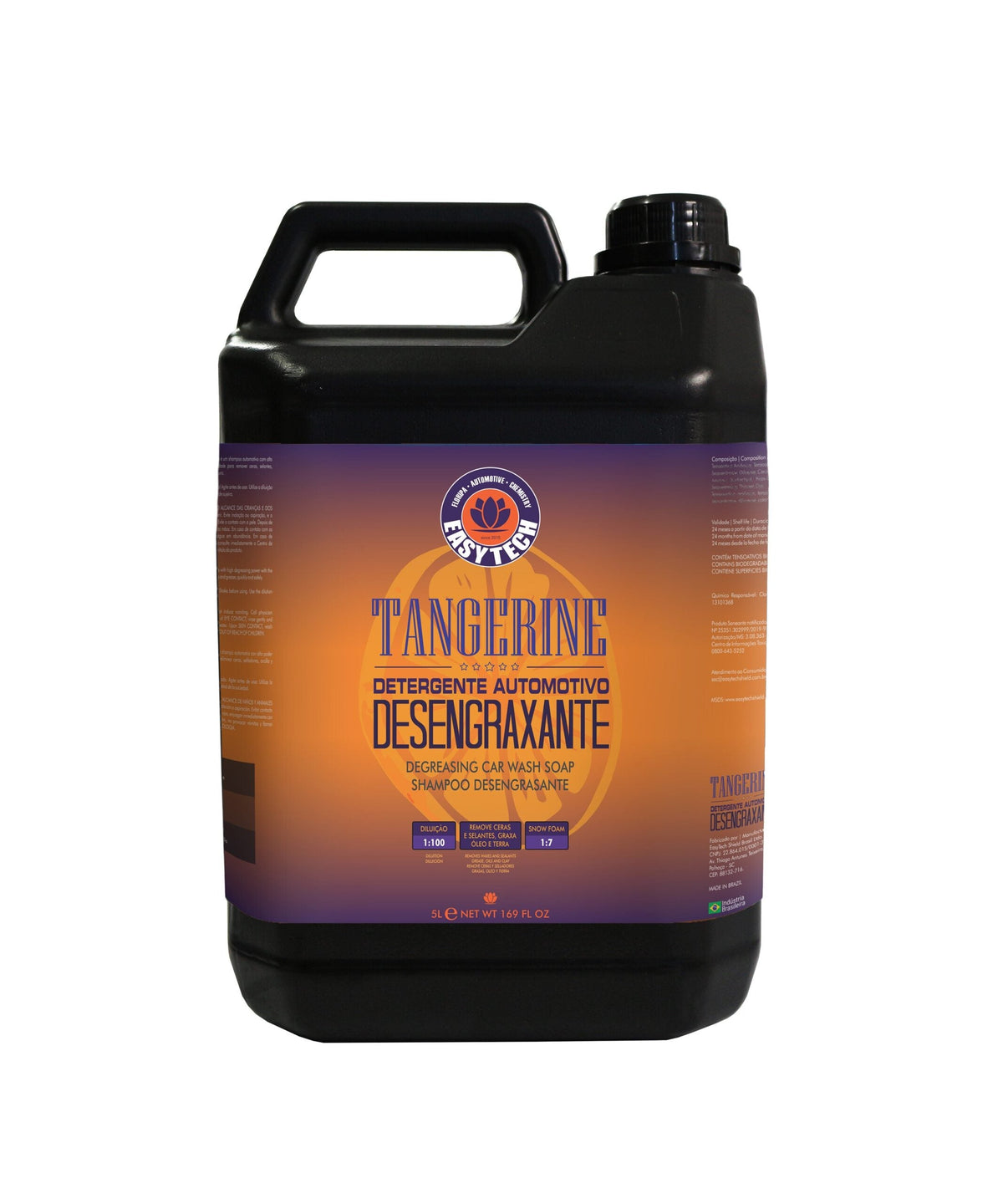 TANGERINE SHAMPOO DESENGRAXANTE 1:100 5LT EASYTECH