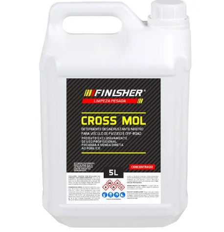 CROSS MOL - DETERGENTE DESINCRUSTANTE NEUTRO LIMPEZA PESADA 5 LITROS FINISHER