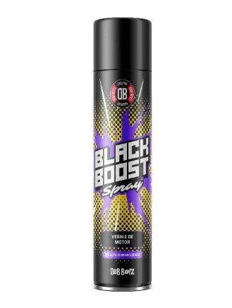 VERNIZ PARA MOTOR 400 ML - BLACK BOOST SPRAY DUB BOYZ