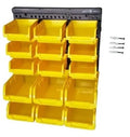 PAINEL GAVETEIRO 15 CAIXAS AMARELO