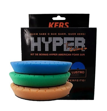 KERS KIT DE BOINAS HYPER THREE AMERICAN FOAM 3UN - CORTE - LUSTRO E REFINO 5""