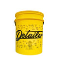 BALDE AMARELO C/ LOGO PRETO 19L