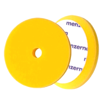 BOINA CORTE MEDIO MEDIUM CUT FOAM PAD AMARELA 5" MENZERNA