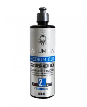 ALUMINA MEDIUM CUT 2500 COMPOSTO POLIDOR REFINO 500ML EASYTECH